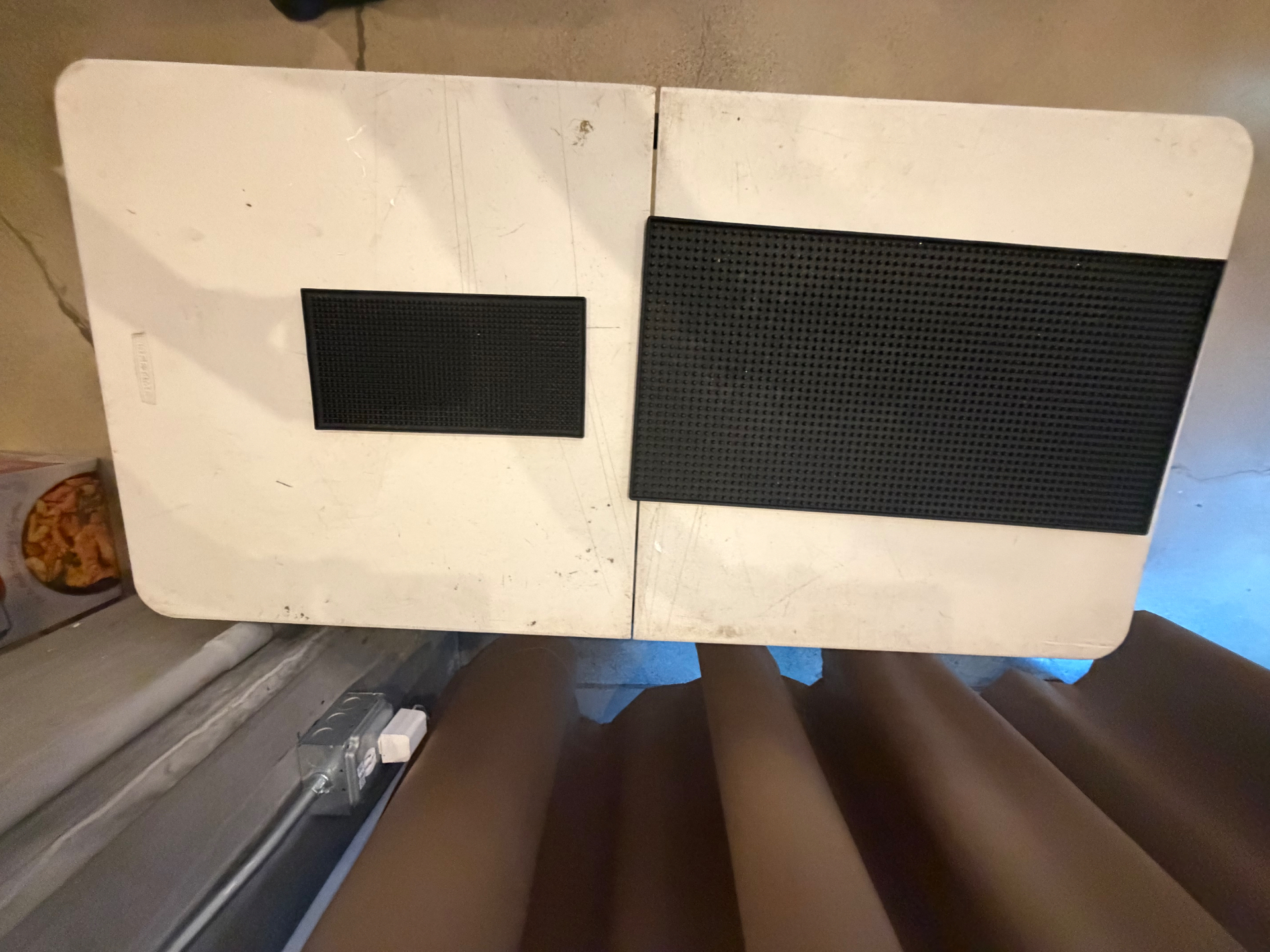 Commercial Rubber Bar and Glass-Drying Mats — Three-Piece Set
