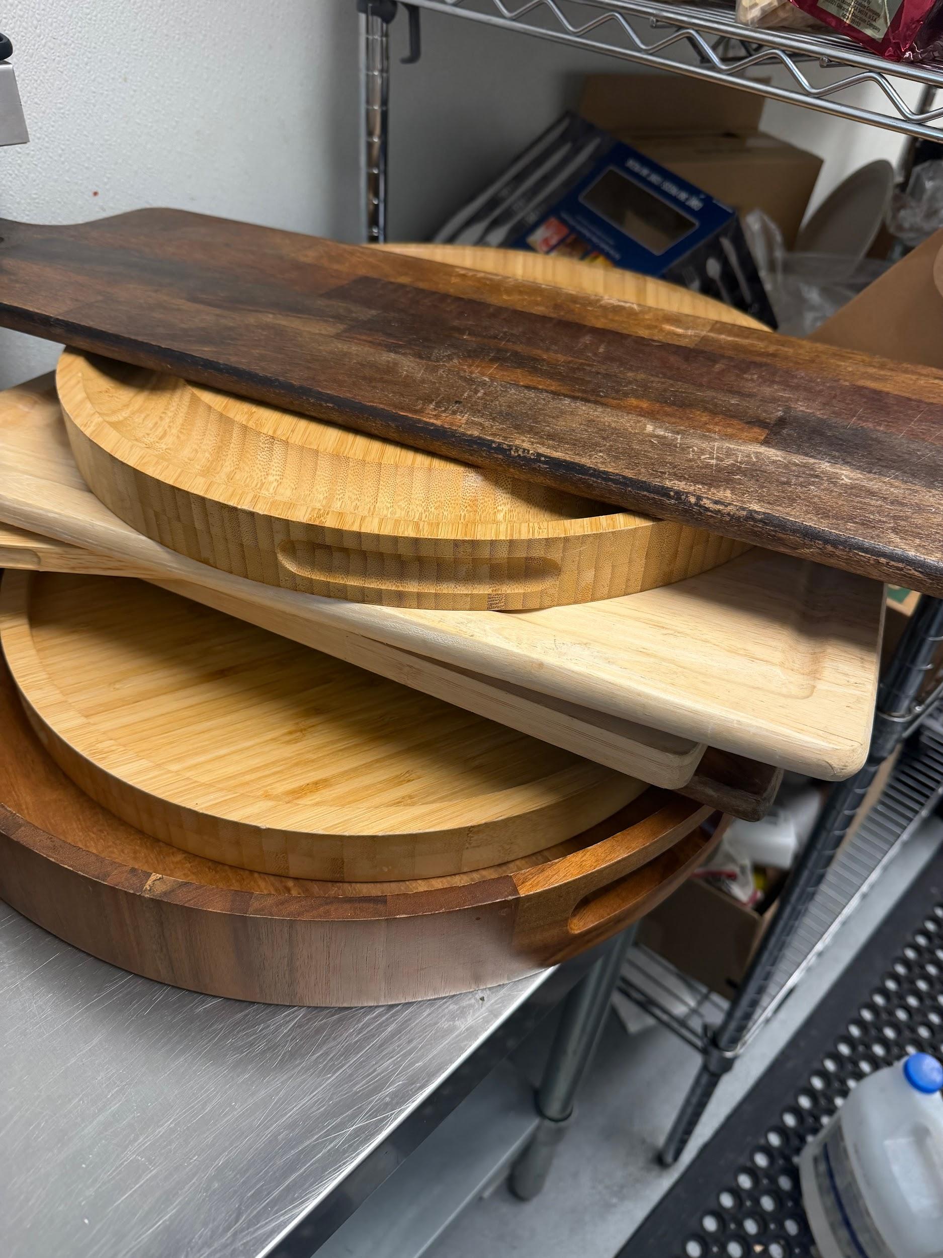 8 Large Wooden Charcuterie & Serving Boards