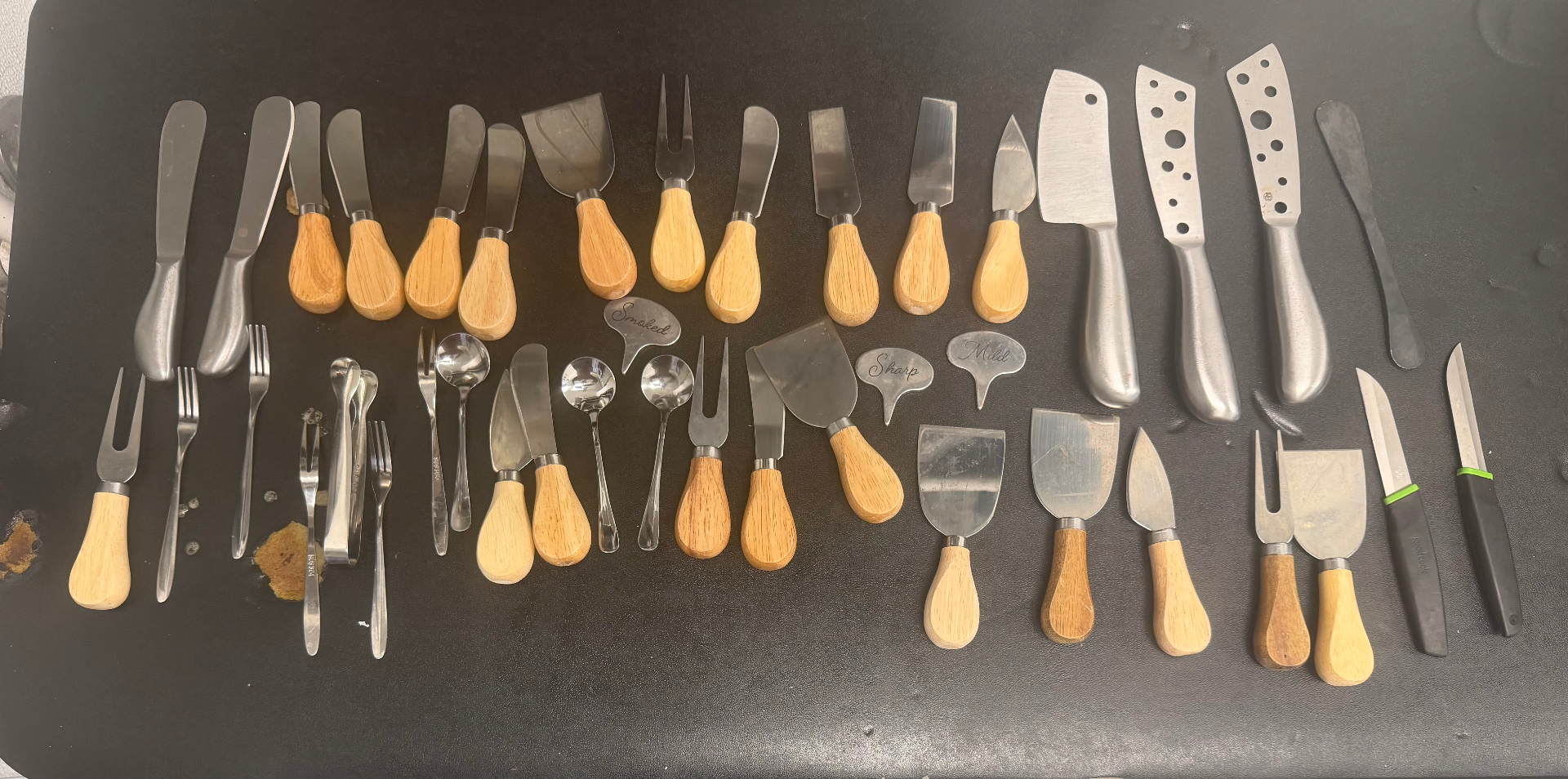 38 Piece Commercial Cheese & Charcuterie Serving Tool Set (Mixed Lot)