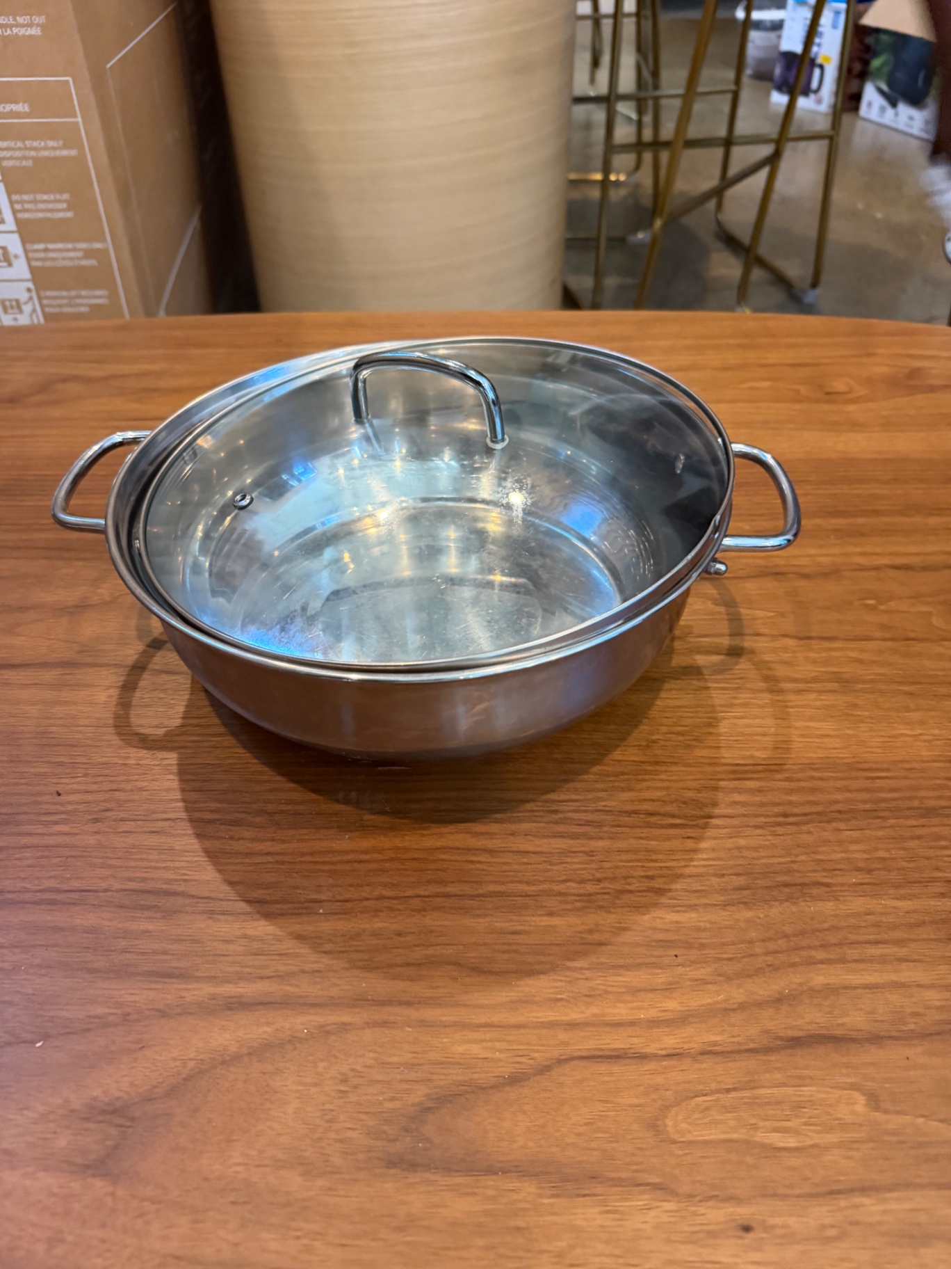 Stainless-Steel Covered Braiser & Buffet Serving Pan