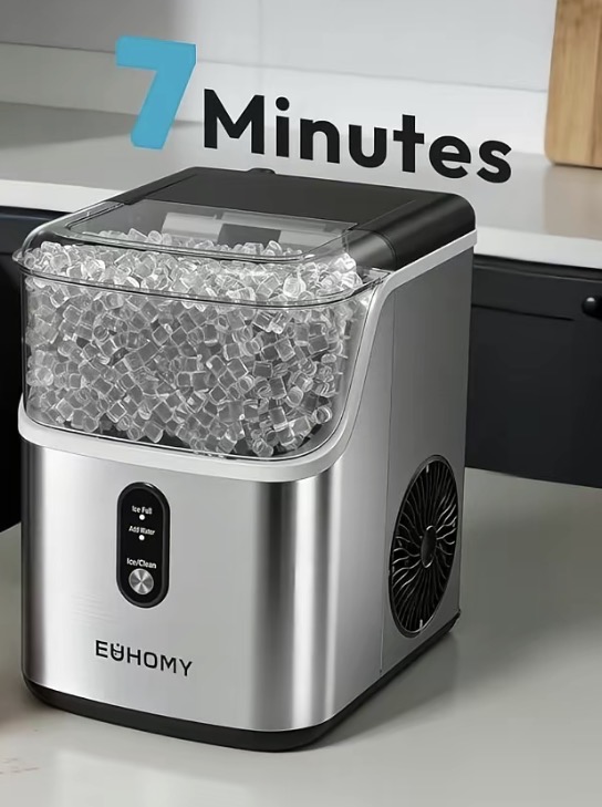Euhomy Countertop Nugget Ice Maker
