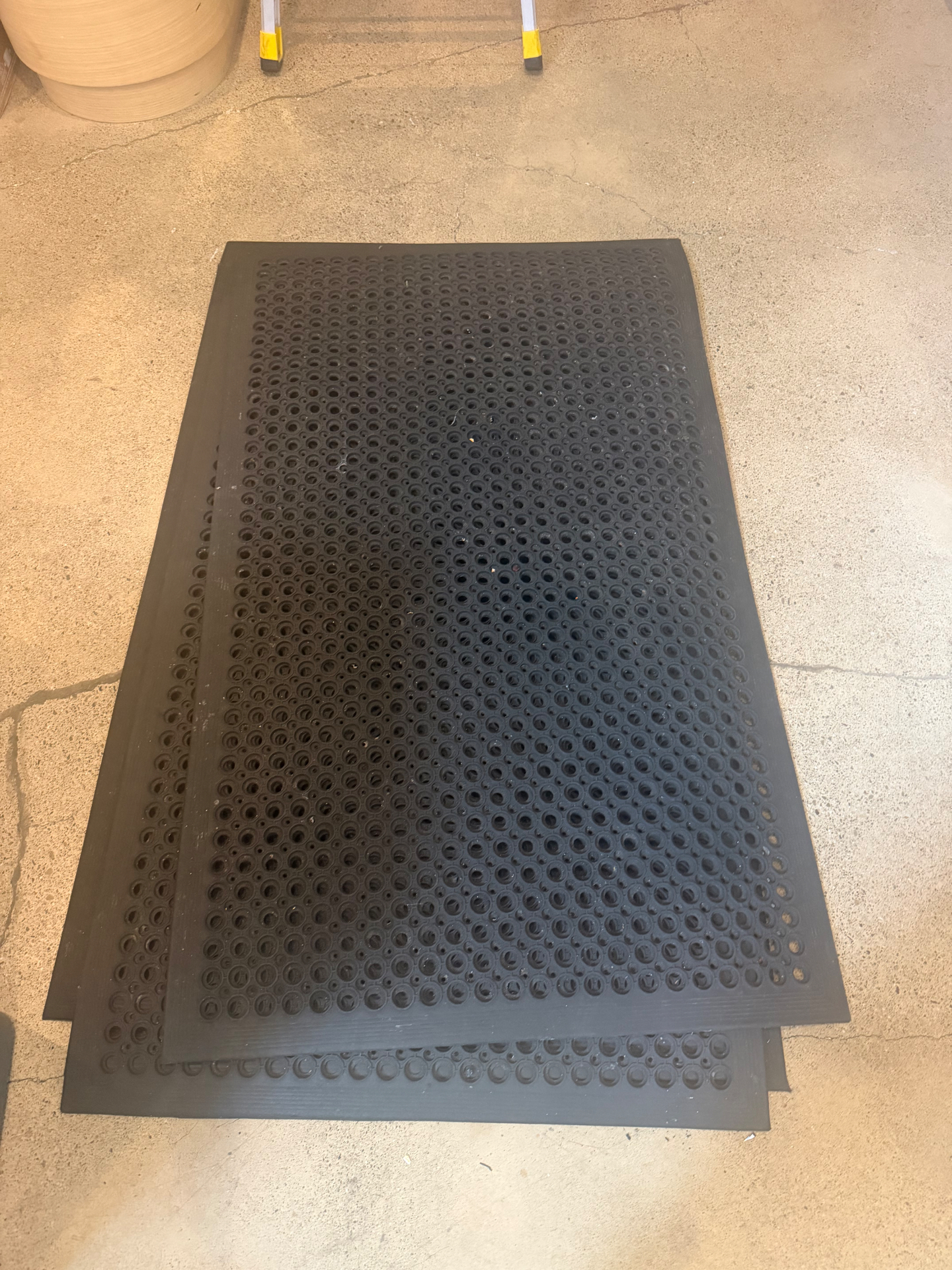 Black Rubber Anti-Fatigue Floor Mats — $10 Each or All 5 for $50