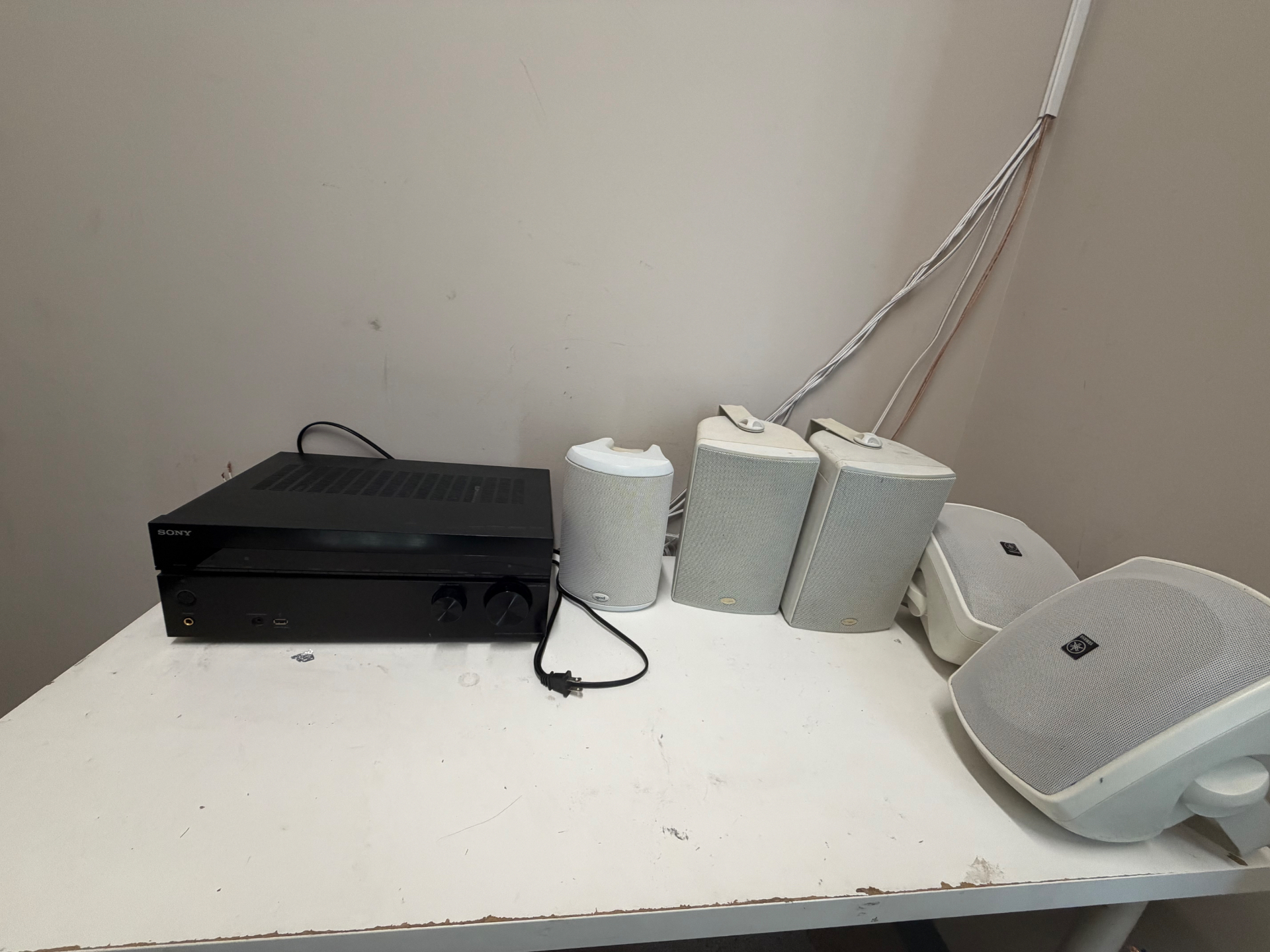 Sony Bluetooth AV Receiver & Yamaha Five-Speaker Audio System