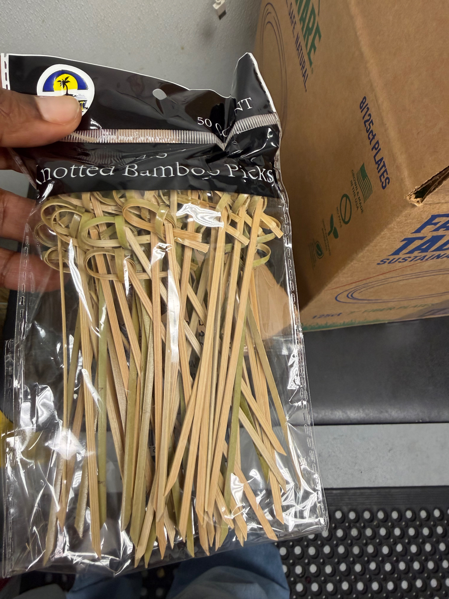 Four-Inch Knotted Bamboo Cocktail Picks — 800 Count