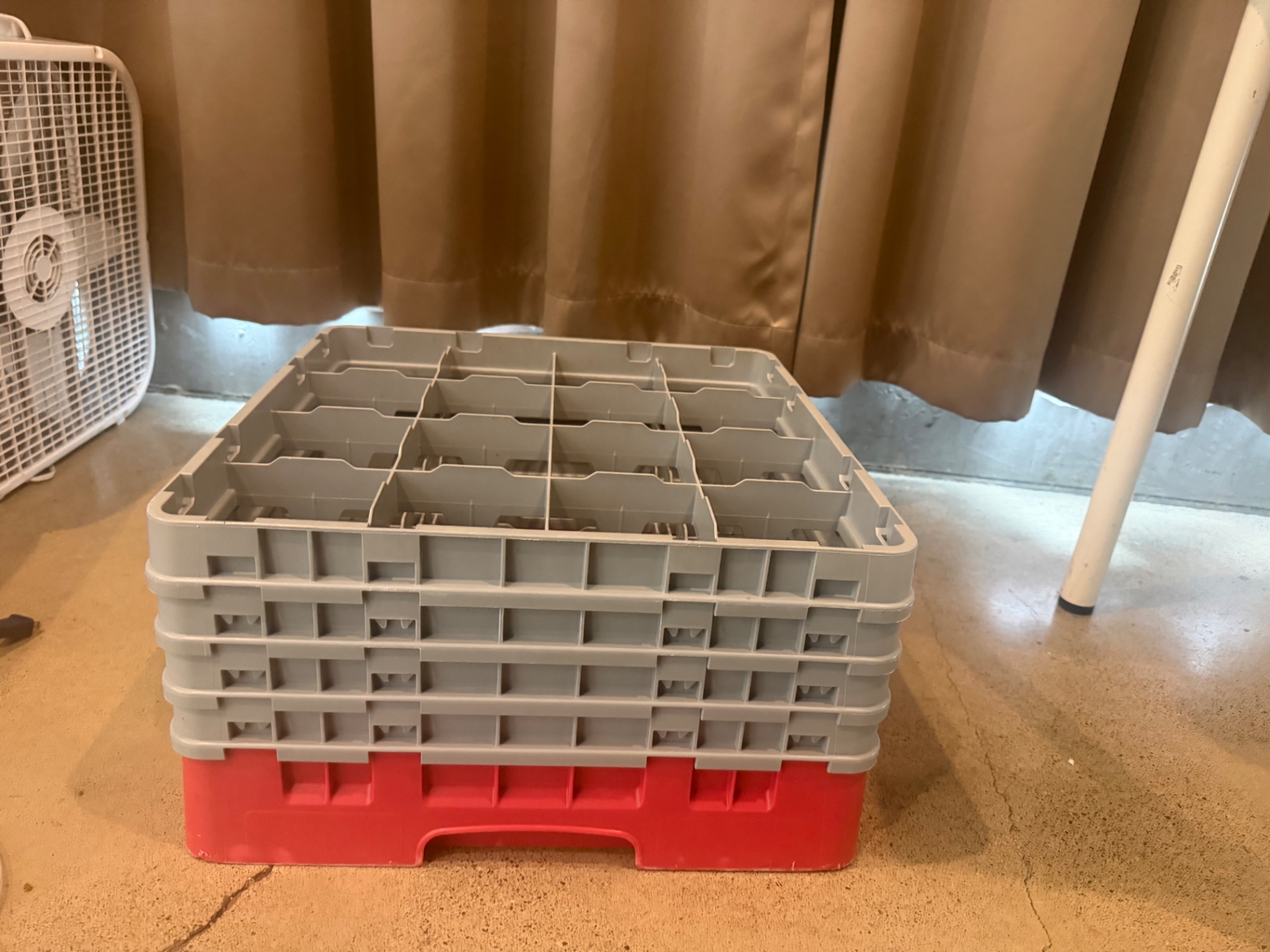 Commercial Glass Rack / Drainer — Full-Size