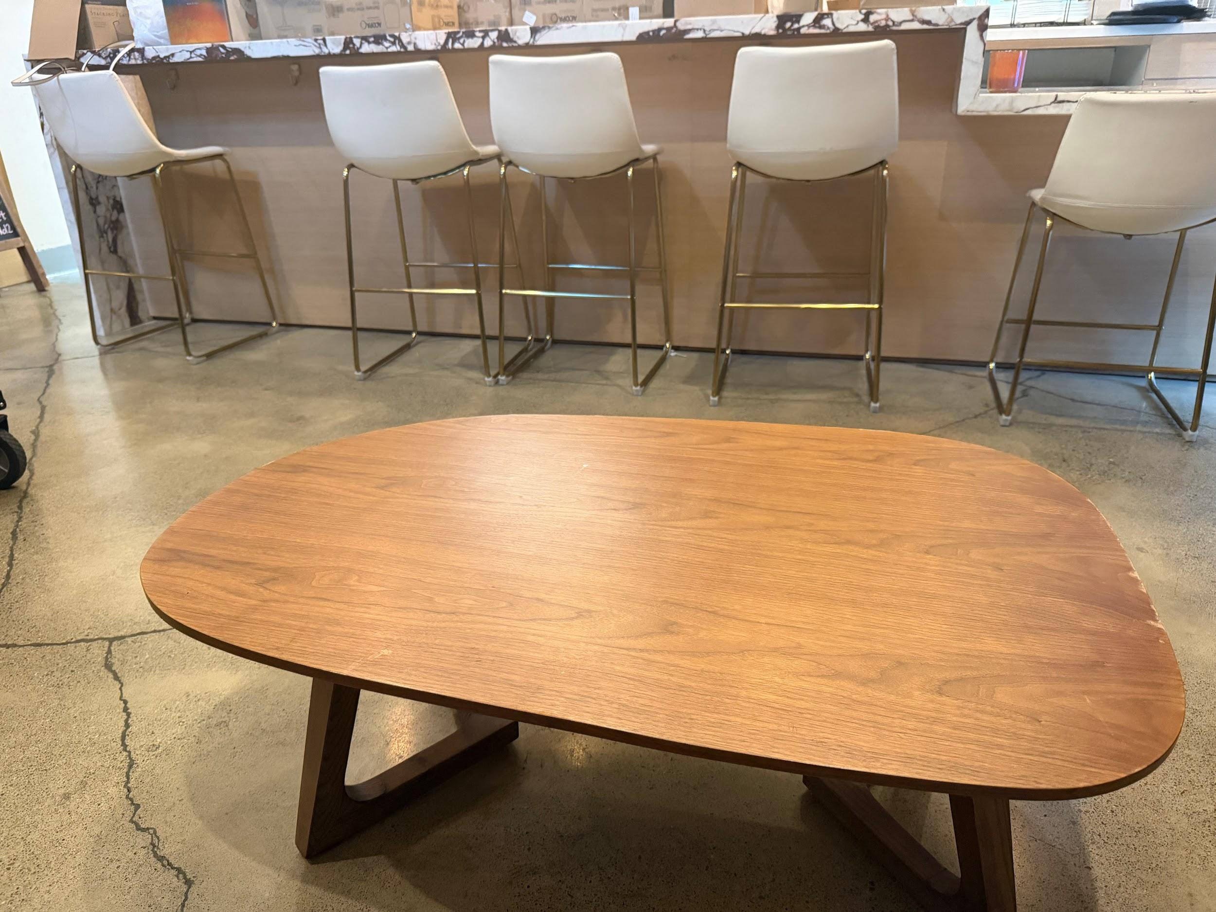 Round Wood Coffee Table