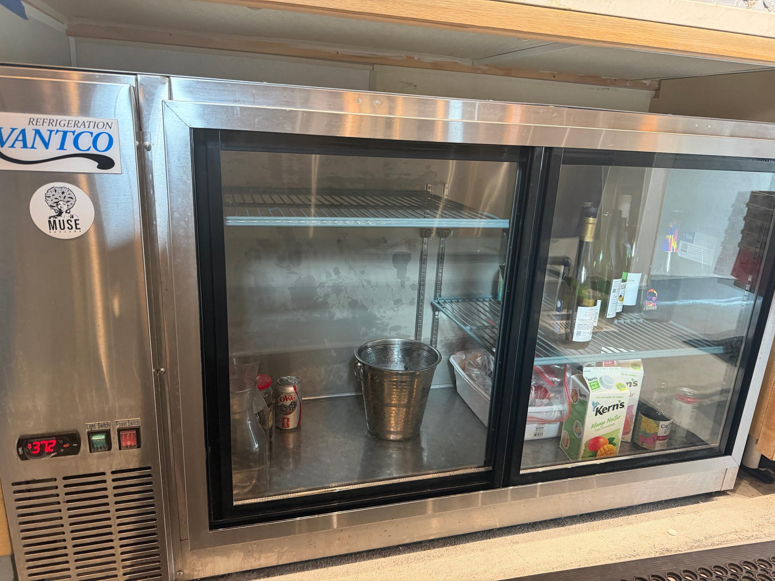 Avantco 60" Stainless Steel Underbar Back Bar Refrigerator