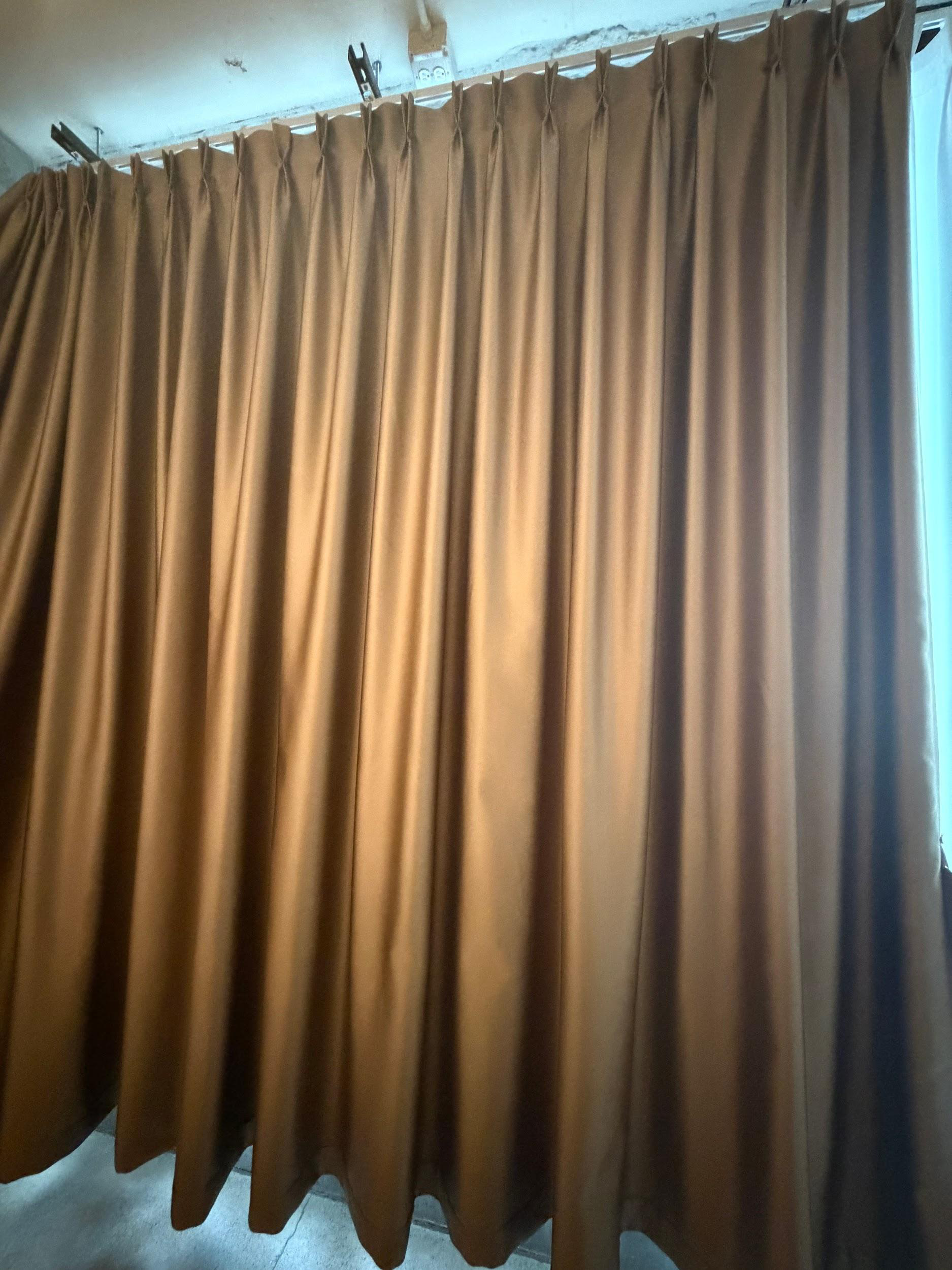 Custom High-Ceiling Drapery & Sheer Curtain Set (Curtarra)